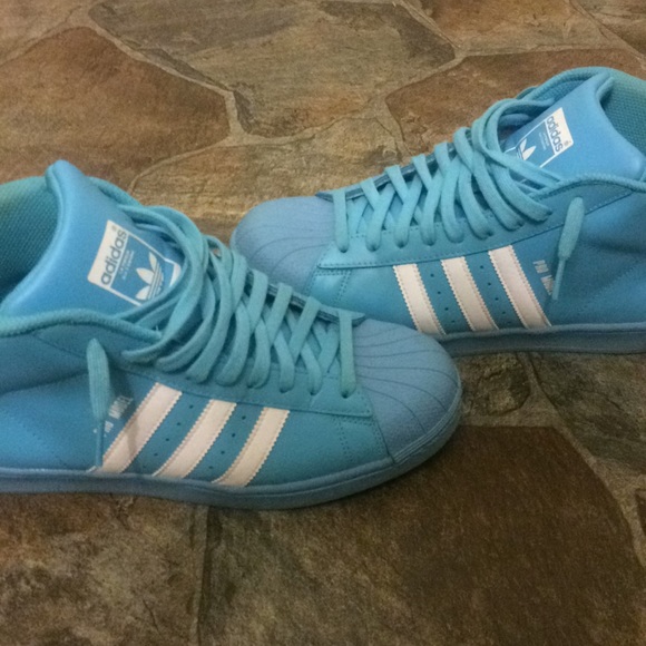 adidas pro model light blue